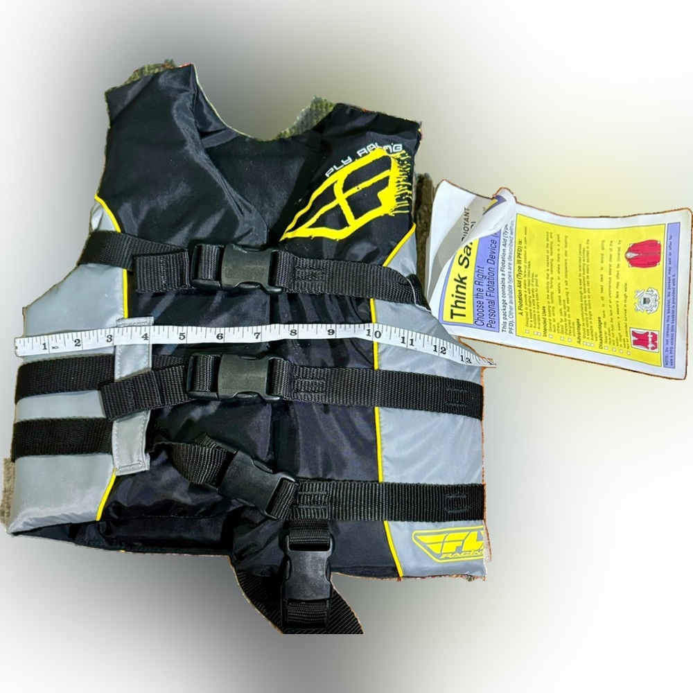 🌺Fly Racing Fly Vest, Life Jacket, Preserver, Personal Flotation Device 🌸🌺 - Picture 4 of 11